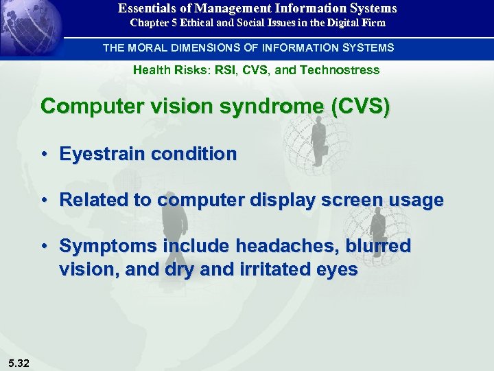 Essentials of Management Information Systems Chapter 5 Ethical and Social Issues in the Digital