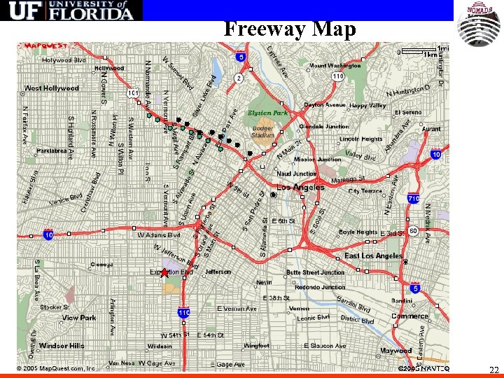 Freeway Map 22 