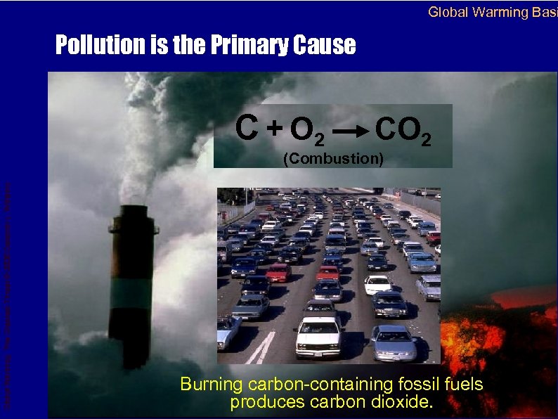 Global Warming Basi Pollution is the Primary Cause C + O 2 CO 2