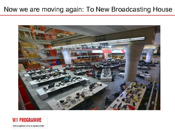 Now we are moving again: To New Broadcasting House 