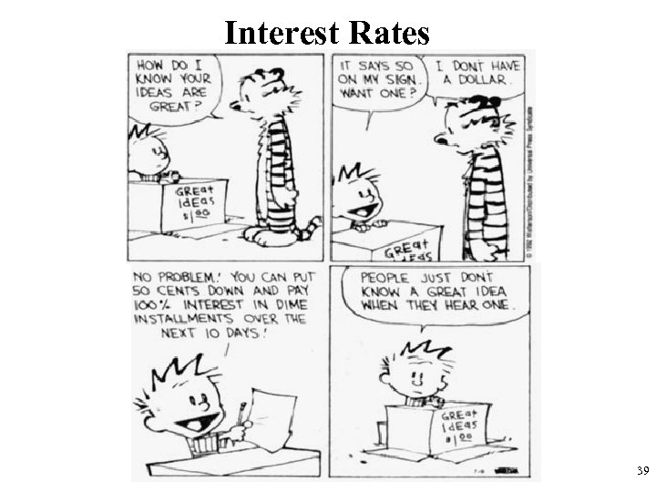 Interest Rates 39 