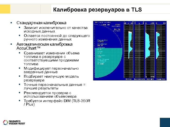 Калибровка резервуаров в TLS § Стандартная калибровка § Зависит исключительно от качества исходных данных