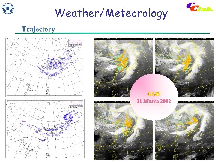 Weather/Meteorology Trajectory GMS 21 March 2002 53 