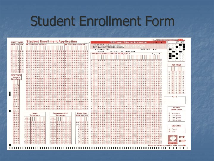 Student Enrollment Form 