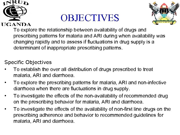 OBJECTIVES To explore the relationship between availability of drugs and prescribing patterns for malaria