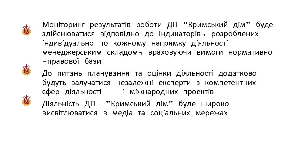 Моніторинг результатів роботи ДП 