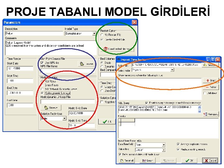 PROJE TABANLI MODEL GİRDİLERİ 