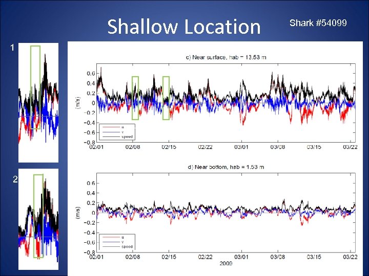 Shallow Location 1 1 2 2 Shark #54099 