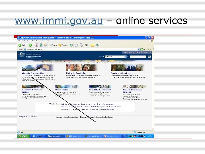 www. immi. gov. au – online services 
