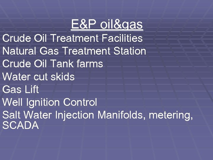 E&P oil&gas Crude Oil Treatment Facilities Natural Gas Treatment Station Crude Oil Tank farms
