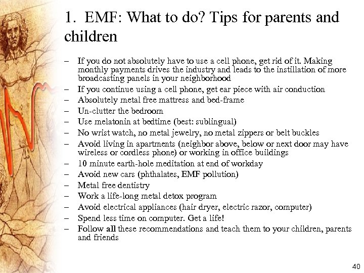 1. EMF: What to do? Tips for parents and children – If you do