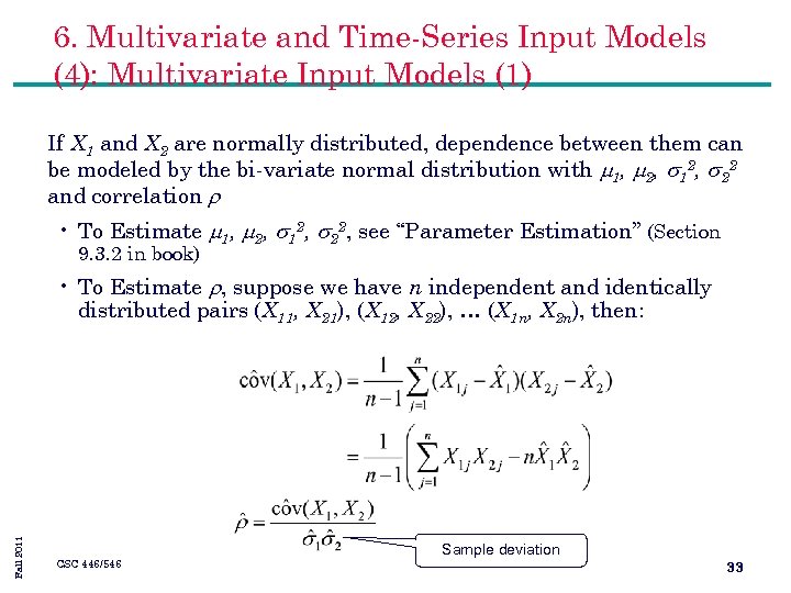 6. Multivariate and Time-Series Input Models (4): Multivariate Input Models (1) If X 1