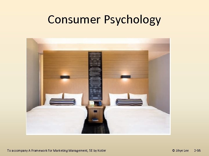 Consumer Psychology To accompany A Framework for Marketing Management, 5 E by Kotler ©
