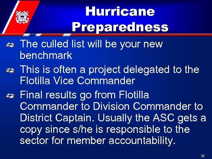 Hurricane Preparedness The culled list will be your new benchmark This is often a