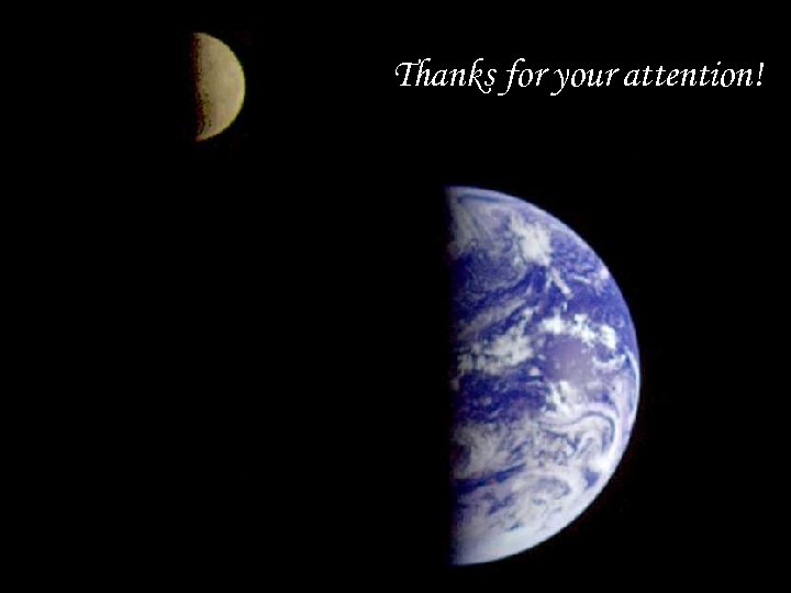 Thanks for your attention! 