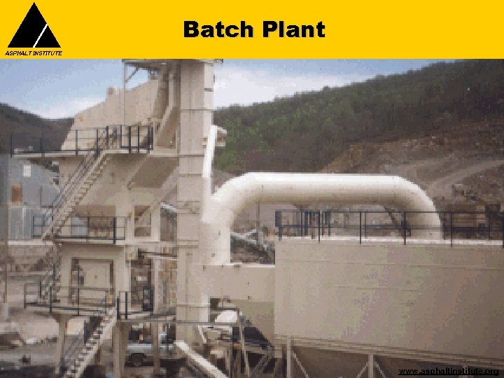 Batch Plant ASPHALT INSTITUTE www. asphaltinstitute. org 