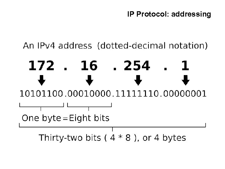IP Protocol: addressing 