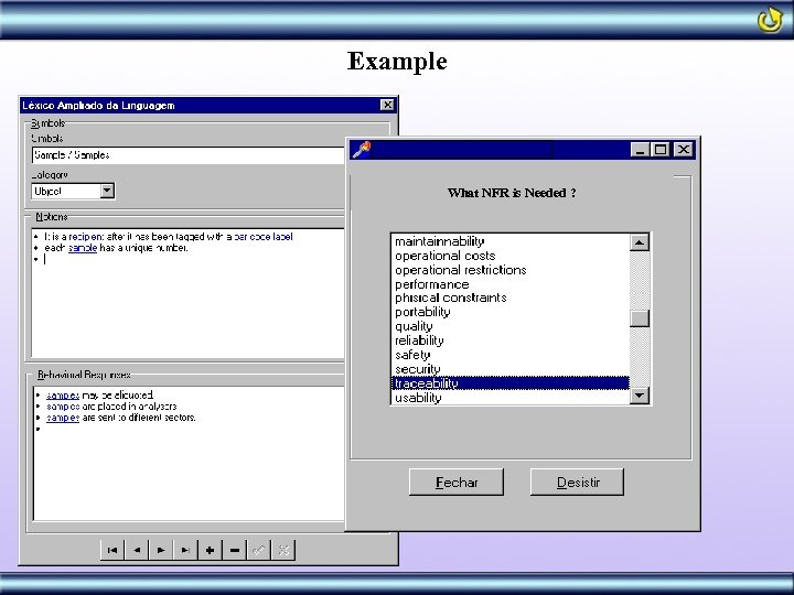 Example What NFR is Needed ? 