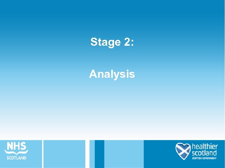 Stage 2: Analysis 