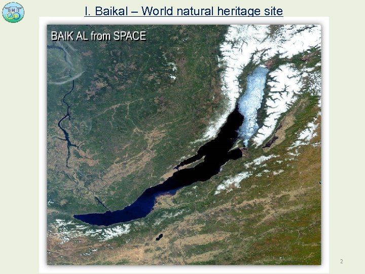 I. Baikal – World natural heritage site 2 