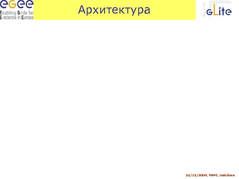 Архитектура 22/12/2004, PNPI, Gatchina 