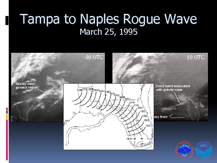 Tampa to Naples Rogue Wave March 25, 1995 00 UTC 10 UTC 