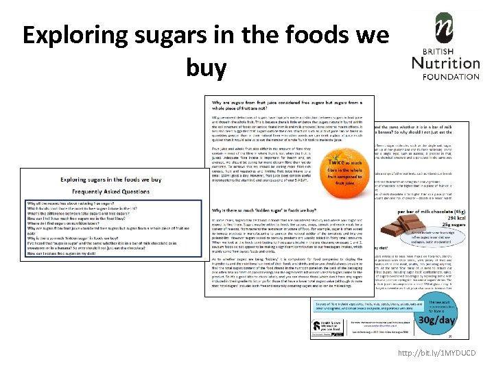 Exploring sugars in the foods we buy http: //bit. ly/1 MYDUCD 