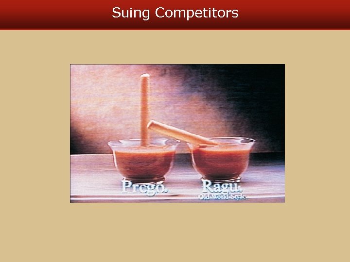 Suing Competitors 