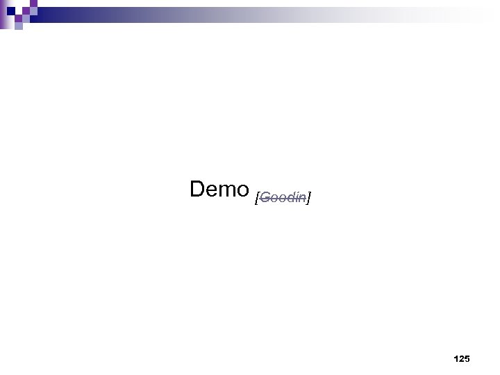 Demo [Goodin] 125 