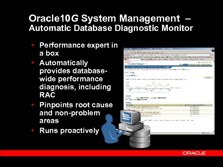 Oracle 10 G System Management – Automatic Database Diagnostic Monitor Performance expert in a