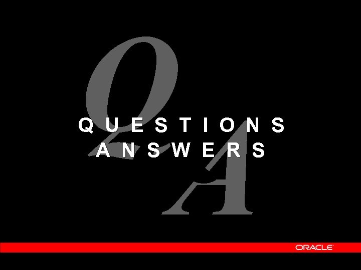 Q & A Q U E S T I O N S A N