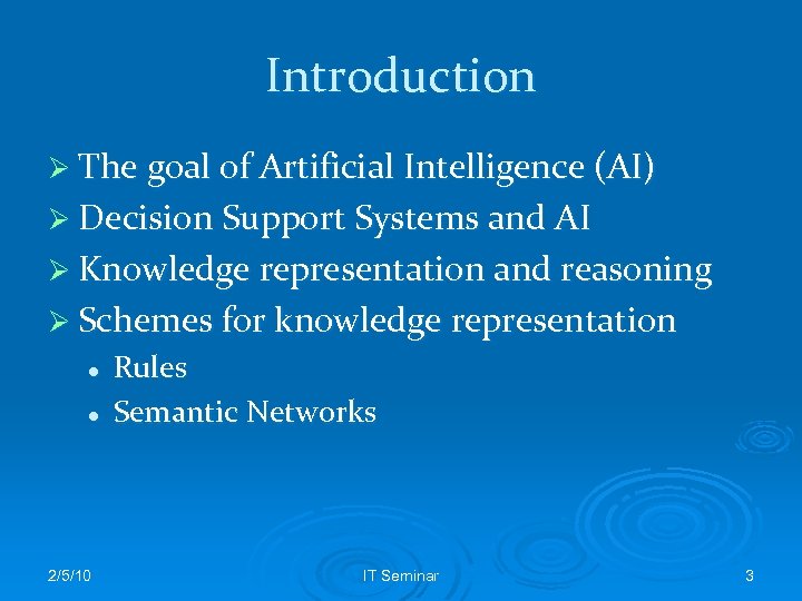 Visual Knowledge Representation For Decision Support From