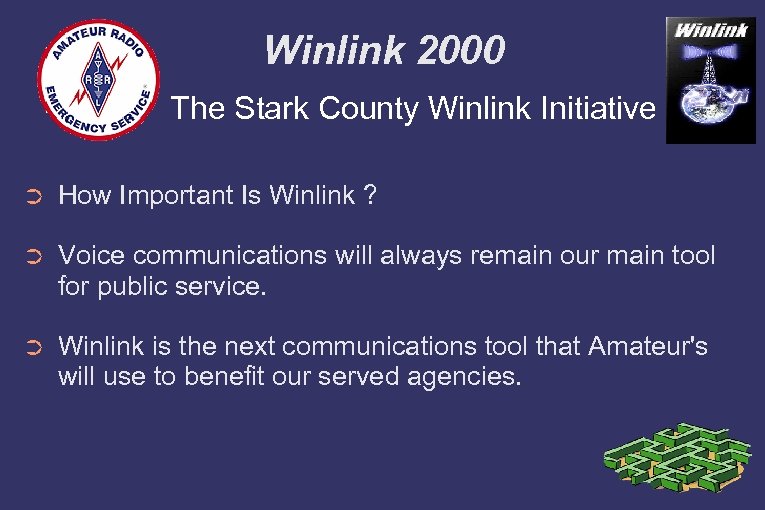 Winlink 2000 The Stark County Winlink Initiative ➲ How Important Is Winlink ? ➲