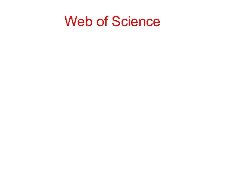 Web of Science 