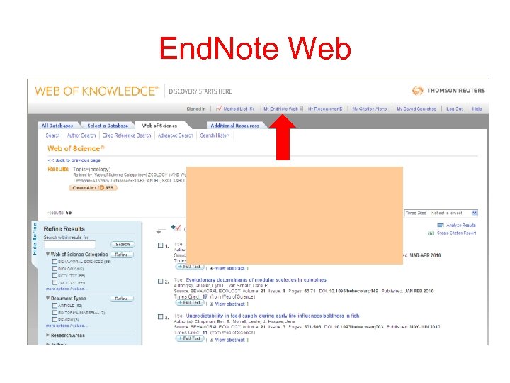 End. Note Web 