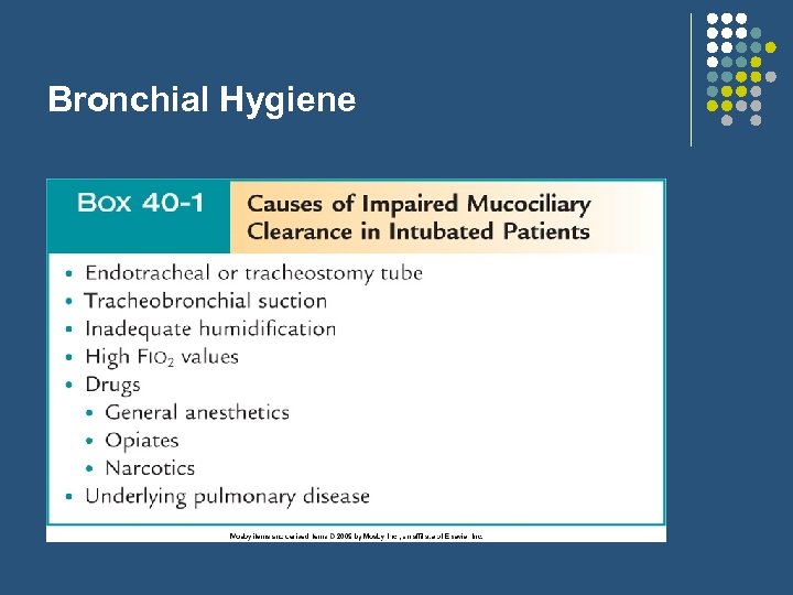 Bronchial Hygiene 