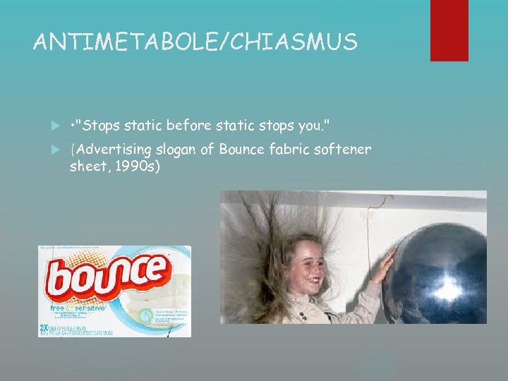 ANTIMETABOLE/CHIASMUS • 