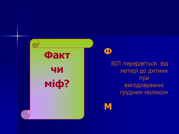 Факт чи міф? Ф ВІЛ передається від матері до дитини при вигодовуванні грудним молоком