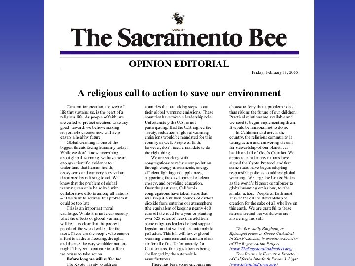 Sacramento Bee op-ed 