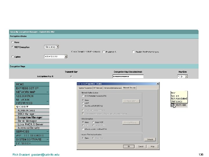 Rick Graziani graziani@cabrillo. edu 136 