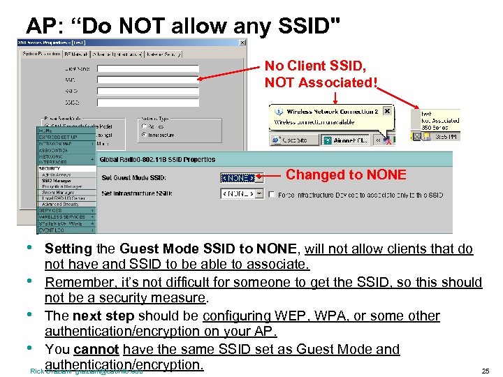 AP: “Do NOT allow any SSID