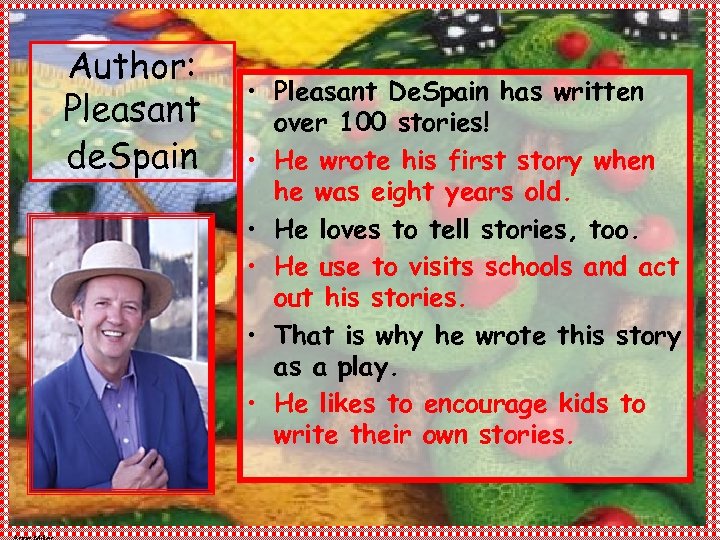 Author: Pleasant de. Spain • Pleasant De. Spain has written over 100 stories! •