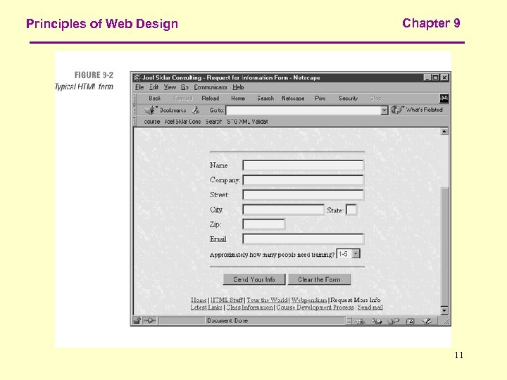 Principles of Web Design Chapter 9 11 