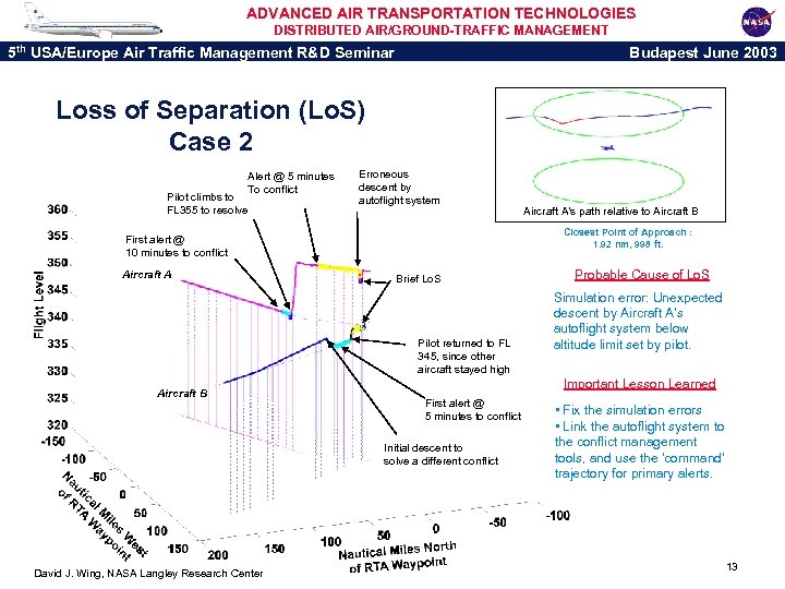 ADVANCED AIR TRANSPORTATION TECHNOLOGIES DISTRIBUTED AIR/GROUND-TRAFFIC MANAGEMENT 5 th USA/Europe Air Traffic Management R&D