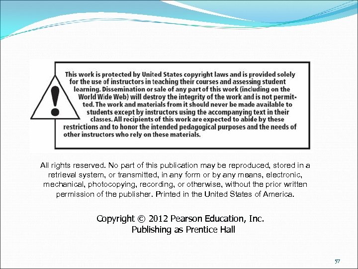 All rights reserved. No part of this publication may be reproduced, stored in a