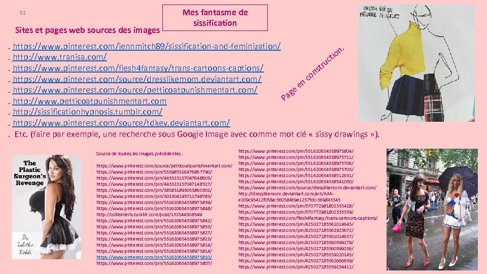 61 Sites et pages web sources des images Mes fantasme de sissification . https: