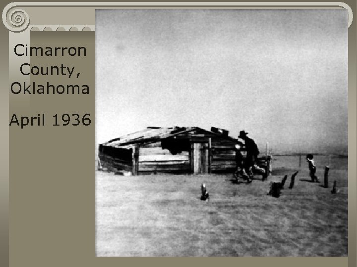 Cimarron County, Oklahoma April 1936 