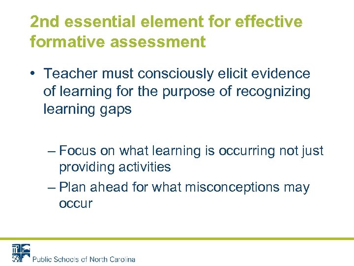 Implementing a Formative Assessment Model with Districts and