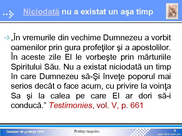 Niciodată nu a existat un aşa timp „În vremurile din vechime Dumnezeu a vorbit