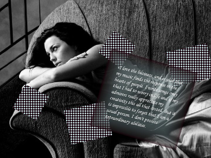  «I love t my mu he business, si a hearts c finds the